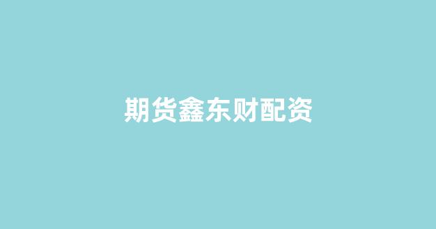 配资平台鑫东财配资